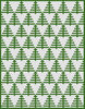 2. Christmas Trees throw crochet pattern