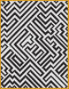 2. Maze - throw crochet pattern