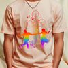 1940s Rainbow Swing Dancers Silhouettes T-Shirt_T-Shirt_File PNG.jpg