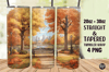 Autumn Park Tumbler Wrap 20oz Sublimatio.png