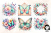 15 Retro Gilter Flower Butterfly Clipart.jpg