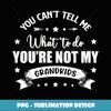 You Can't Tell Me What To Do You're Not My Grandkids - Premium PNG Sublimation File