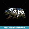 Mens Papa Bear - Sublimation-Ready PNG File