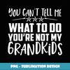 You Can't Tell Me What To Do You're Not My Grandkids - Creative Sublimation PNG Download