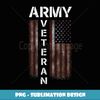 Cool American (USA) Flag Proud Us Army Veteran Gift Idea - Aesthetic Sublimation Digital File