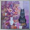 Kitty-Natasha-Svetelshchuk-oil-cardboard-15x15-frame-22x22-2024.jpeg