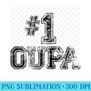 #1 Oupa - Number One Raglan Baseball - PNG Prints - Enhance Your Apparel with Stunning Detail