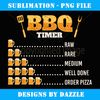 Bbq timer beer drinking grilling grill barbeque meat - Instant PNG Sublimation Download