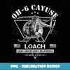 OH6 Loach Cayuse Helicopter - PNG Sublimation Digital Download