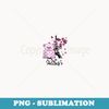 Cool Floral Paris Teddy Bear Illustration Graphic Designs - Digital Sublimation Download File