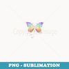 Beautiful Butterfly With Stars - Signature Sublimation PNG File