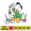 Donald Duck Easter Svg, Easter Svg Cut Files For Cricut, Silhouette, Mickey Svg, Easter Png, Svg, Dxf, Mickey And Frienda Easter Svg, Instant Download (10).jpg