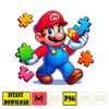 Mario Autism Png, Autism Cartoon Png, Autism Awareness Png, Be Kind Png, Autism Kid Png, Instant Download.jpg