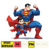 Supperman Dad Png, Superhero Dad Png, Family Vacation Png, Dad And Son Png, Retro Dad Png, Gift For Dad Png.jpg