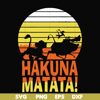 FN000160-Hakuna Matata svg, png, dxf, eps file FN000160.jpg