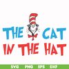 DR00052-The cat in the hat svg, png, dxf, eps file DR00052.jpg