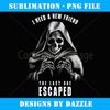 Dark Art Goth Skeleton Skull Creepy Gothic Aesthetic - Creative Sublimation PNG Download