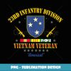 US Army 23rd Infantry Division Vietnam Veteran Mens Gift - PNG Transparent Sublimation Design