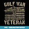 Gulf War Veteran Eagle Stars and Stripes - PNG Transparent Digital Download File for Sublimation