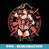 Sexy Space Pirate Adventurous Galaxy Anime - Vintage Sublimation PNG Download