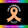 Uterine Cancer Survivors I'm A Survivor Uterine Cancer - Sublimation-Optimized PNG File - Access the Spectrum of Sublimation Artistry