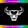 The Rock Bull Tattoo Design American Tank Top 2 - Artistic Sublimation Digital File