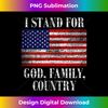 I Stand for God Family Country Patriotic Christian American Tank Top - Premium PNG Sublimation File