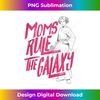 Star Wars Mother's Day Leia Line Art Moms Rule The Galaxy Tank Top 2 - Digital Sublimation Download File
