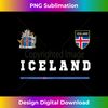 Iceland SportSoccer Jersey Tee Flag Football Tank Top 1 - Instant Sublimation Digital Download