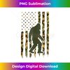 Camo Big Foot Sasquatch - Vintage Bigfoot American Flag Tank Top - Signature Sublimation PNG File