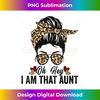 s Oh Honey I Am That Aunt Leopard Messy Bun  1 - Sublimation-Ready PNG File