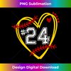 Softball Jersey #24, Trendy Softball, Softball Heart  1 - Creative Sublimation PNG Download