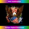 USA Flag Bald Eagle with American Flag Tank Top - Stylish Sublimation Digital Download