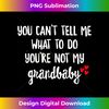 You Can't Tell Me What To Do You're Not My Grandbaby - Sublimation-Ready PNG File