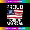 USA America Independence Proud to be an American Tank Top - PNG Transparent Digital Download File for Sublimation