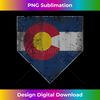 Colorado Flag Shirt Baseball Home Plate T-Shirt Gift - Decorative Sublimation PNG File