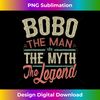 Mens Bobo T from Grandchildren Bobo the Myth the Legend - Instant Sublimation Digital Download