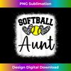 Personalized Softball Heart Cute Aunt Softball 1 - Special Edition Sublimation PNG File