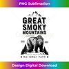 Great Smoky Mountains National Park Vintage Bear s Men - Vintage Sublimation PNG Download
