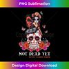 Not Dead Yet Multiple Sclerosis Awareness Skull Girl  2 - Stylish Sublimation Digital Download