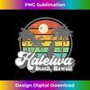 Vintage Haleiwa Beach Hawaii Surf Surfing 70's  1 - Modern Sublimation PNG File