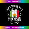 Irish Temper Mexican Attitude St Patrick's Day Mexican Tank Top - Aesthetic Sublimation Digital File