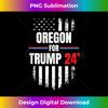 Oregon For Trump 2024 American Flag Tank Top - Digital Sublimation Download File