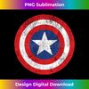 Marvel Captain America Shield Logo Long Sleeve 1 - Sublimation-Ready PNG File