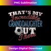 Awesome Soccer Granddaughter Grandma & Grandpa - PNG Sublimation Digital Download