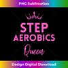 Step Aerobics Queen Aerobic Step Exercise - Aerobics Tank Top 2 - Aesthetic Sublimation Digital File