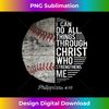 Christian Baseball Men Boys Philippians Religious s - High-Quality PNG Sublimation Download