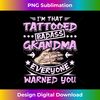 Tattooed badass grandma 1 - Instant PNG Sublimation Download