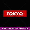 Tokyo red box tshirt - Elegant Sublimation PNG Download