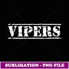 Go Vipers Football Baseball Basketball Cheer Team Fan Spirit - Vintage Sublimation PNG Download